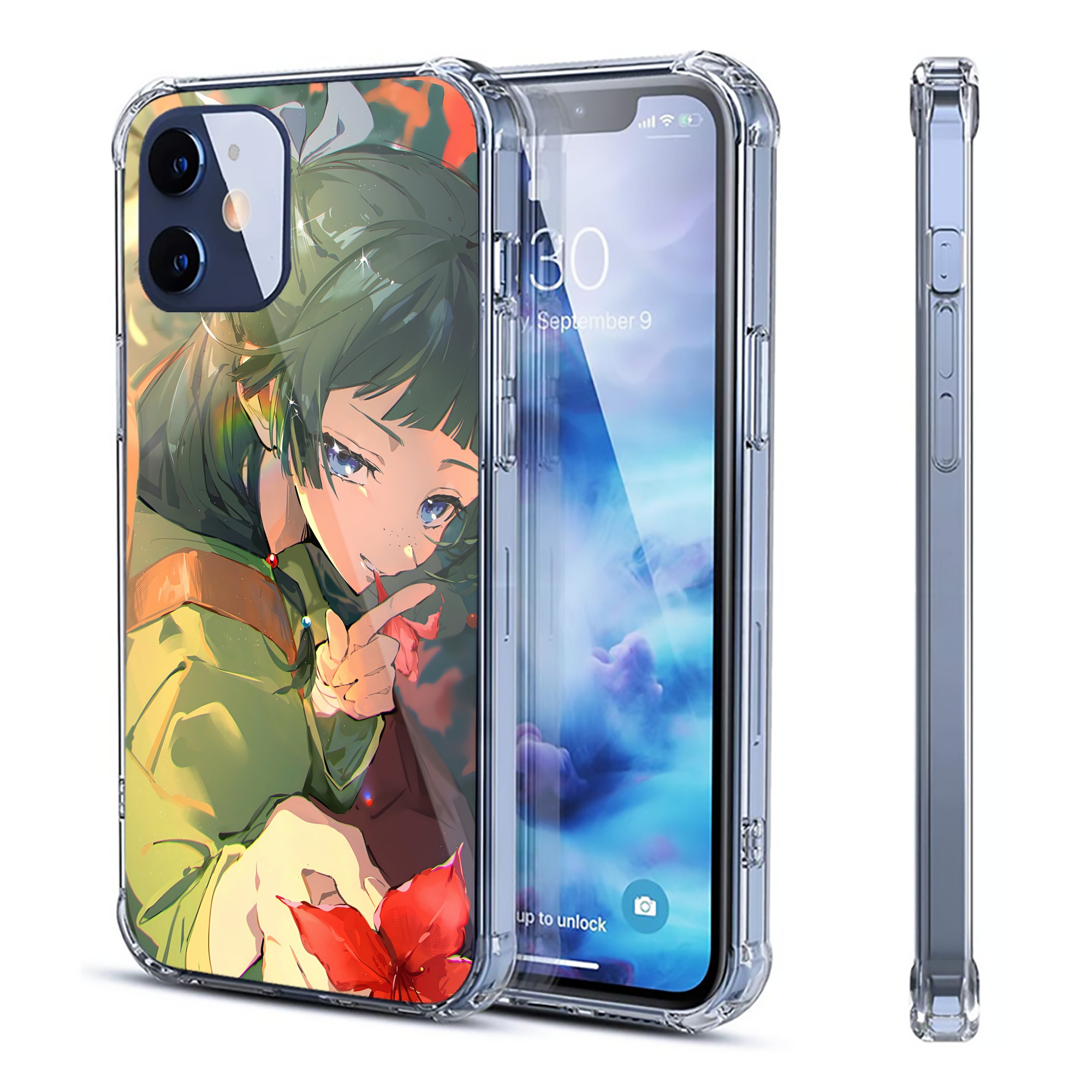 （画像用） 薬屋のひとりごと The Apothecary Diaries 【iPhone 12シリーズ対応】透明スマホケース（クリアソフトケース）
